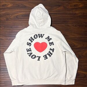 TALENTLESS ‘Show me the Love’ Hoodie in XL